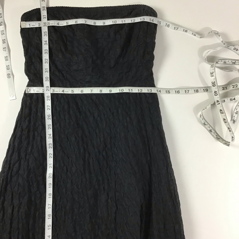 J Crew Black Strapless Dress - Gem